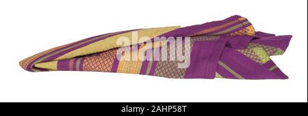 Roughly Folded Cloth Napkins Stock Photo