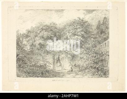 The Little Park. Artist: Jean Honoré Fragonard (french, Grasse Stock 