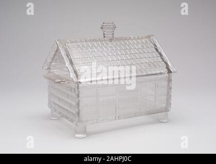 Central Glass Company Manufacturer Log Cabin Pattern Creamer