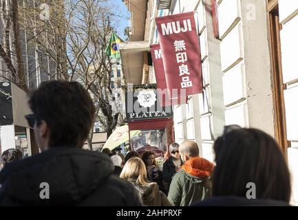 Spain. 28th Dec, 2019. Japanese multinational household and clothing retail company, Muji, shop seen in Spain. Credit: Budrul Chukrut/SOPA Images/ZUMA Wire/Alamy Live News Stock Photo