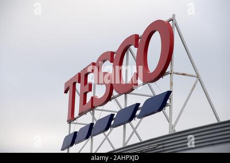 Shopping mall Tesco in Gdynia, Poland. December 15th 2019 © Wojciech Strozyk / Alamy Stock Photo Stock Photo