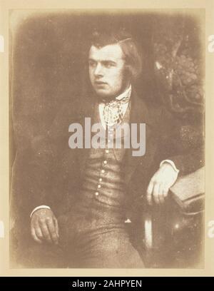 David Octavius Hill. Mr. Brodie, RSA, August 25, 1845, Sculptor, Lived in Cornwell St.. 1845. Scotland. Salted paper print Stock Photo