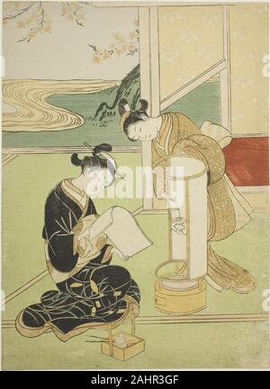 絵画 Evening Glow Utagawa Hiroshige | Evening Glow at Koganei Border | Japan
