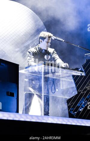 Edinburgh, Scotland, 31st, December,2019.  Superstar DJ and producer, Mark Ronson hosted a massive party to ring in 2020 in Scotland’s capital, marking the first time a DJ has ever headlined Edinburgh’s Hogmanay. Credit: Brian Wilson/Alamy Live News. Stock Photo