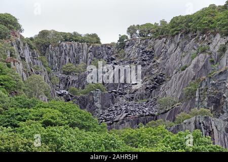 Dinorwic Slate Quarry, part of Welsh National Slate Museum, Llanberis Stock Photo