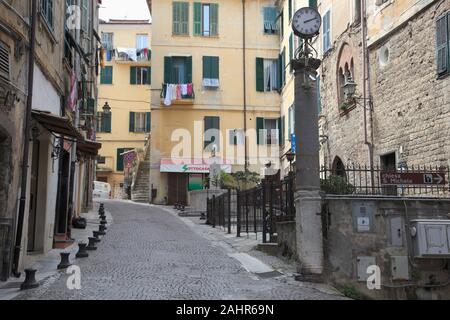 Ventimiglia, Medieval, Old Town, Liguria, Imperia Province, Italy, Europe Stock Photo