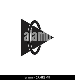triangle circle overlapping 3d logo vector Stock Vector Image & Art - Alamy