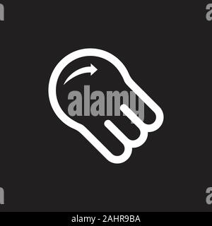 motion abstract object comet rocket symbol logo vector Stock Vector