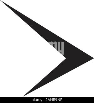 simple geometric arrow logo vector Stock Vector Image & Art - Alamy