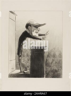 Belle dame voulez-vous  accepter mon bras? 19th century by Honoré  Daumier Stock Photo - Alamy