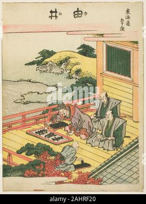 High Ranking Geisha Woodblock Print, Yui, from the series,
