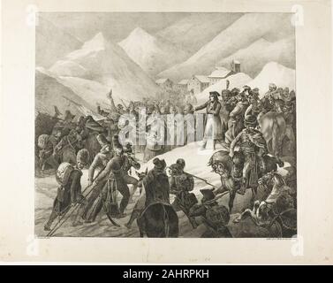 Napoleon at the Saint-Bernard Pass, May 1800. Leading Reserve Army Stock Photo: 83344182 - Alamy