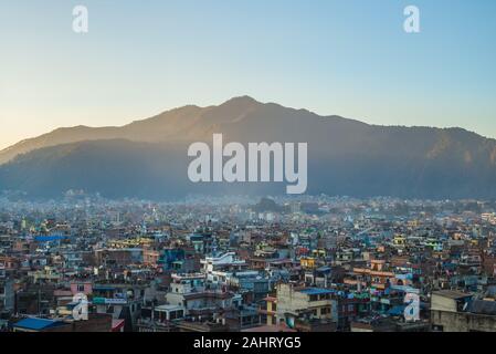 skyline of kathmandu, capital of nepal Stock Photo