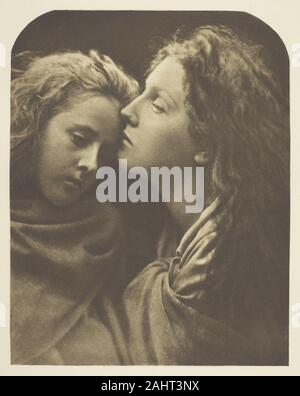 Julia Margaret Cameron. The Kiss of Peace. 1869. England. Photogravure, from Sun Artists, Number 5 (1890) Stock Photo