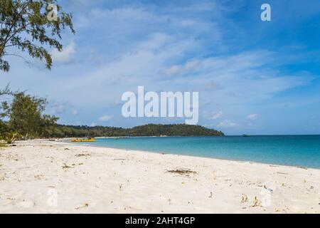 Koh Rong Island - Long Set Beach Stock Photo