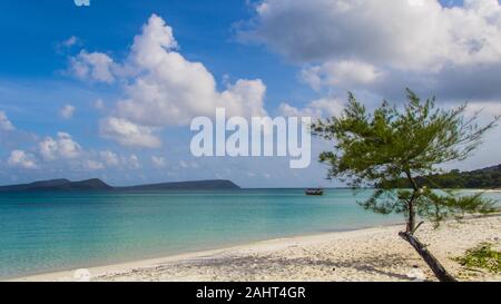 Koh Rong Island - Long Set Beach Stock Photo