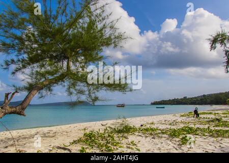 Koh Rong Island - Long Set Beach Stock Photo