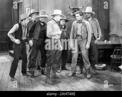 WILLIAM BOYD and CLARK GABLE in THE PAINTED DESERT 1931 Pathe Exchange / RKO- Pathe Distributing Corp. Stock Photo