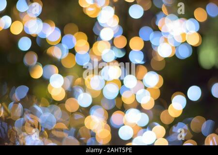 Background texture of colorful LED blurred lights Stock Photo