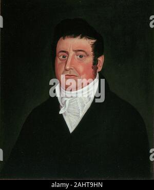 Artist unknown. Man in Black. 1820–1840. United States. Oil on canvas Stock Photo