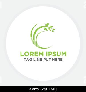 Nature leaf logo,Agriculture Farming Logo Stock Vector Image & Art - Alamy