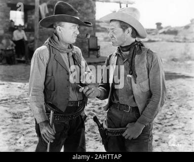 J. FARRELL MacDONALD and CLARK GABLE in THE PAINTED DESERT 1931 Pathe Exchange / RKO- Pathe Distributing Corp. Stock Photo