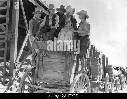 CLARK GABLE HELEN TWELVETREES and WILLIAM BOYD in THE PAINTED DESERT 1931 Pathe Exchange / RKO- Pathe Distributing Corp. Stock Photo