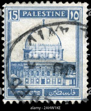 Palestine, Jerusalem, Dome, Rock, postage, stamp, Iraq Stock Photo - Alamy