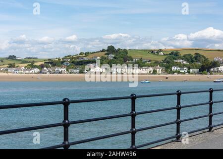 View across River Torridge to Instow Beach, Appledore, Devon, England, United Kingdom Stock Photo