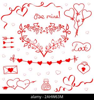 Premium Vector  A set of wine glasses with bubbles and cute hearts  handdrawn vector illustrations in the style of doodles a declaration of  love for the design of a card sticker