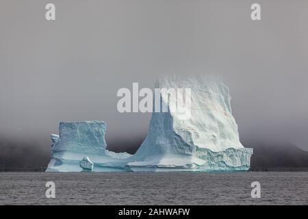 Icebergs in Baffin Sea Stock Photo