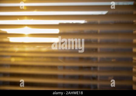 jalousie at windows close up Stock Photo