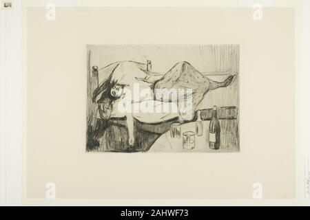 Edvard Munch. The Day After. 1894. Norway. Drypoint and open bite on cream wove paper Stock Photo