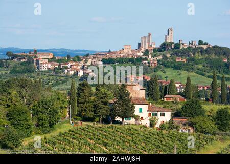 San Gimignano in the Tuscany, Italy Stock Photo
