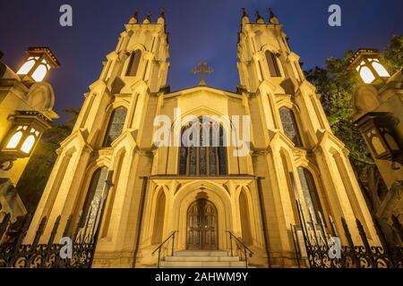 Trinity Episcopal Cathedral in Columbia. Columbia, South Carolina, USA. Stock Photo