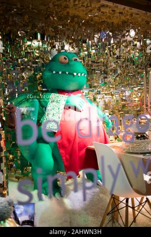 London, UK - 20 December 2019, the house of fraser london christmas Stock Photo