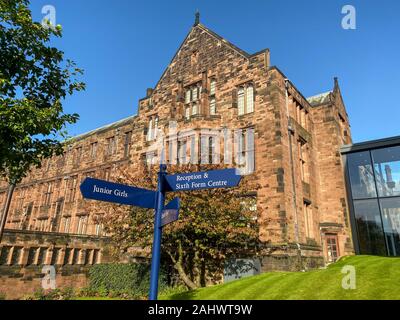 Girls' Division, Bolton School, Chorley New Road, Bolton, UK Stock Photo