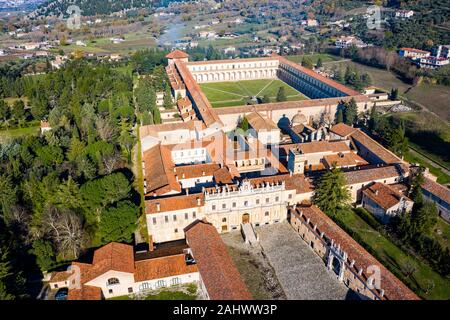 Certosa of Saint Lawrence, Certosa di San Lorenzo, Padula, Potenza Province, Italy Stock Photo