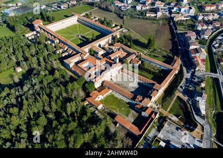 Certosa of Saint Lawrence, Certosa di San Lorenzo, Padula, Potenza Province, Italy Stock Photo