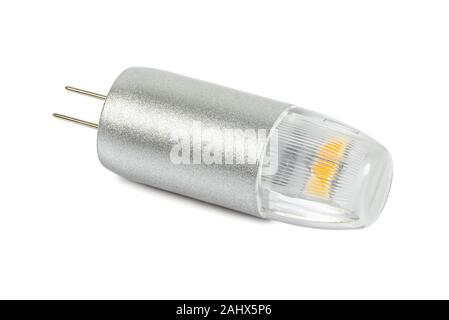 Modern G4 led bulb isolated on white background with clipping path Stock Photo