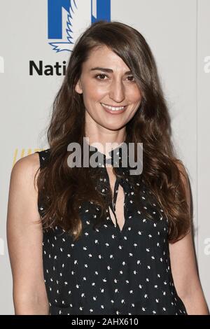 NEW YORK - SEPT 27: Singer Sara Bareilles attends the 2016 NASCAR Foundation Honors Gala at Marriott Marquis on September 27, 2016 in New York City. Stock Photo