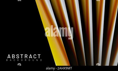abstract vector background. rectangle shape overlapping. 3d design technology Stock Vector
