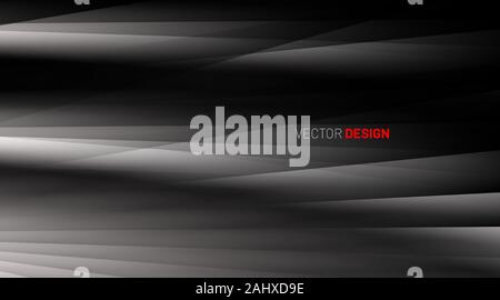 abstract vector background. overlapping shadow shapes. 3D design technology Stock Vector