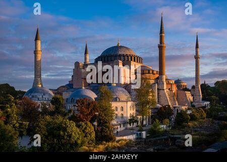 Hagia Sophia, Ayasofya, a former Greek Orthodox Christian cathedral, later an Ottoman mosque and now a museum Stock Photo