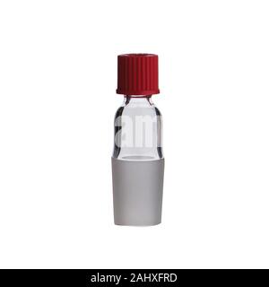 lab or Empty Adapter for chemistry laboratory isolated on a white background Stock Photo