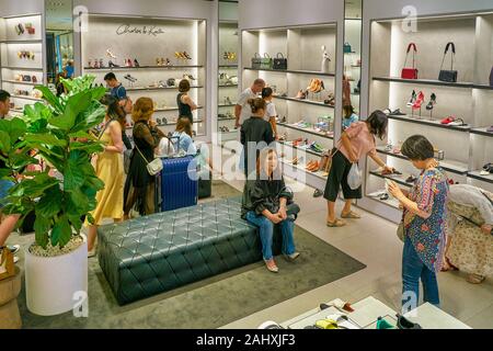 SINGAPORE - CIRCA APRIL, 2019: bags on display at Charles & Keith store in  The Shoppes at Marina Bay Sands. CHARLES & KEITH is a Singaporean fast-fash  Stock Photo - Alamy