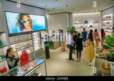 SINGAPORE - CIRCA APRIL, 2019: bags on display at Charles & Keith store in  The Shoppes at Marina Bay Sands. CHARLES & KEITH is a Singaporean fast-fash  Stock Photo - Alamy