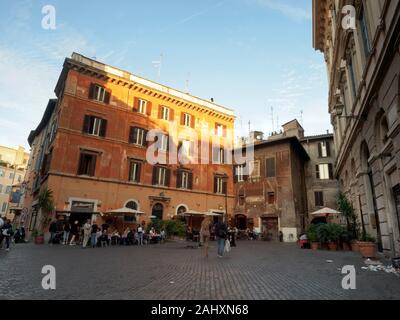 piazza del Biscione near Campo de Fiori - Rome, Italy Stock Photo