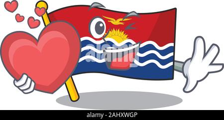 A Picture of funny Fishing flag kiribati Scroll design Stock Vector Image &  Art - Alamy