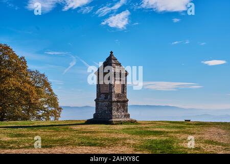 France, Saône-et-Loire, Saint-Léger-sous-Beuvray, Bibracte, a Gaulish oppidum or fortified city Stock Photo